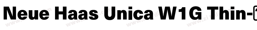 Neue Haas Unica W1G Thin字体转换 Neue Haas Unica W1G Thin字体转换